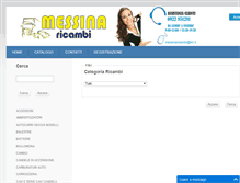 Tablet Screenshot of messinaricambi.com